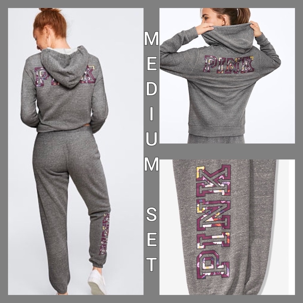 NWT VS PINK CLASSIC LOGO SET